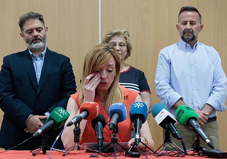 Berta Linares en su comparecencia de este viernes.