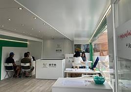 La oficina itinerante este lunes en Guarromán.