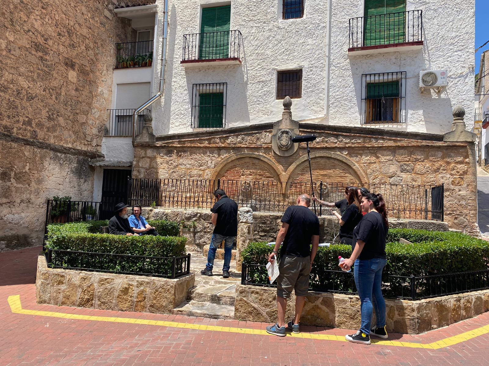 Un momento del rodaje dirigido por Luisje Moyano.