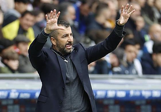 Diego Martínez, durante un partido con el Espanyol.