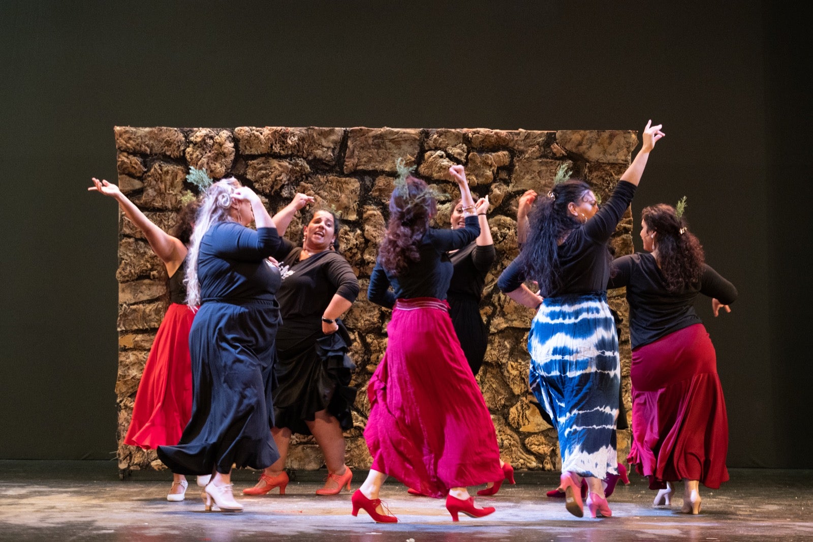 La compañía Gitanas a escena, en imágenes