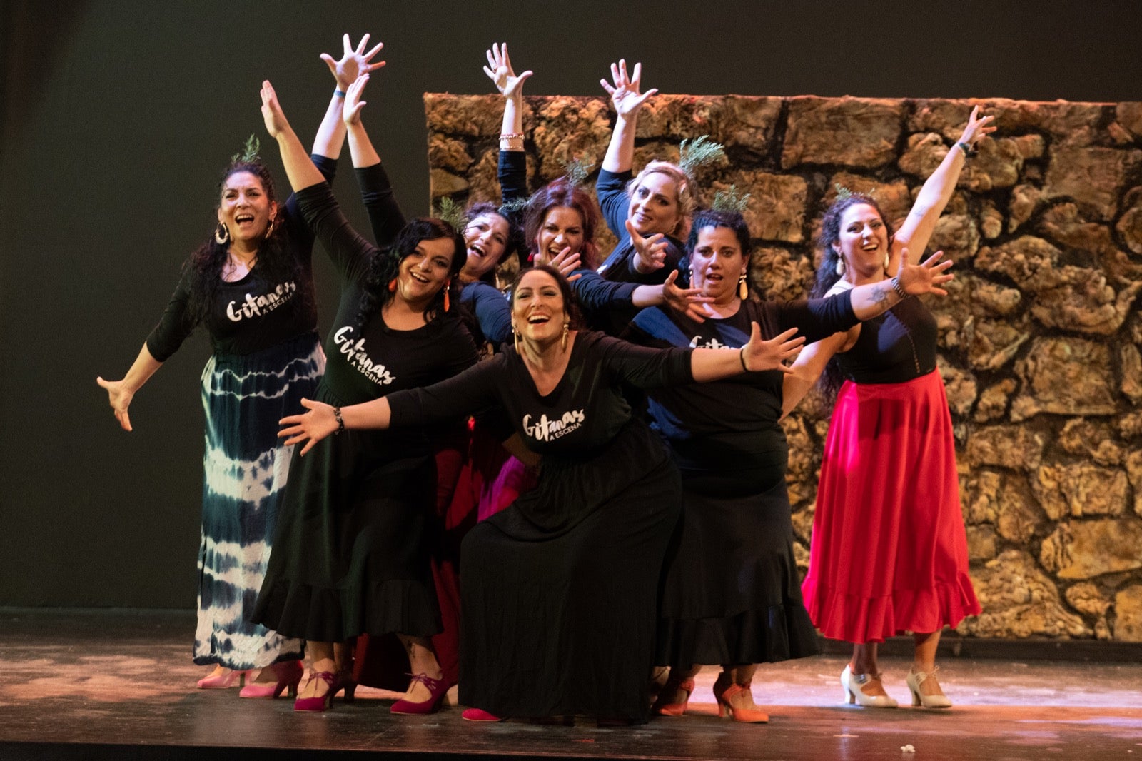 La compañía Gitanas a escena, en imágenes