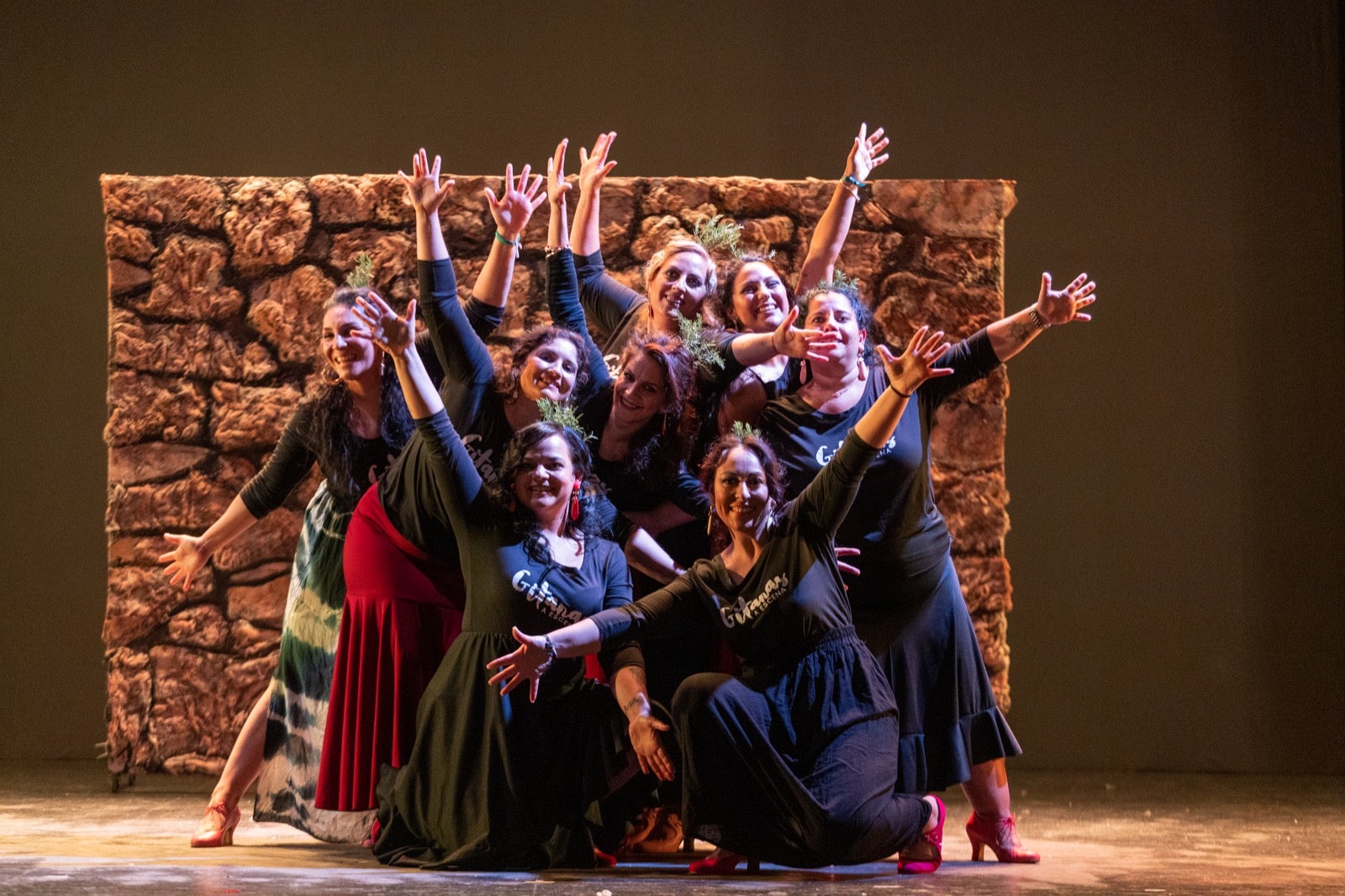 La compañía Gitanas a escena, en imágenes