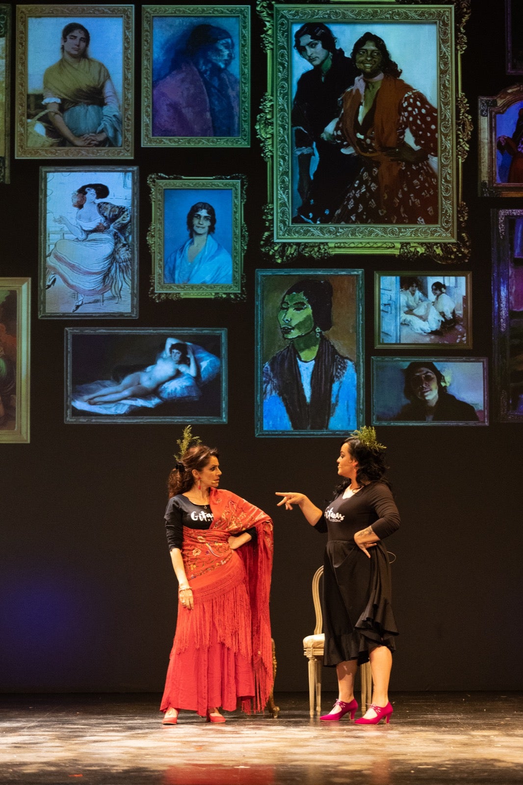 La compañía Gitanas a escena, en imágenes