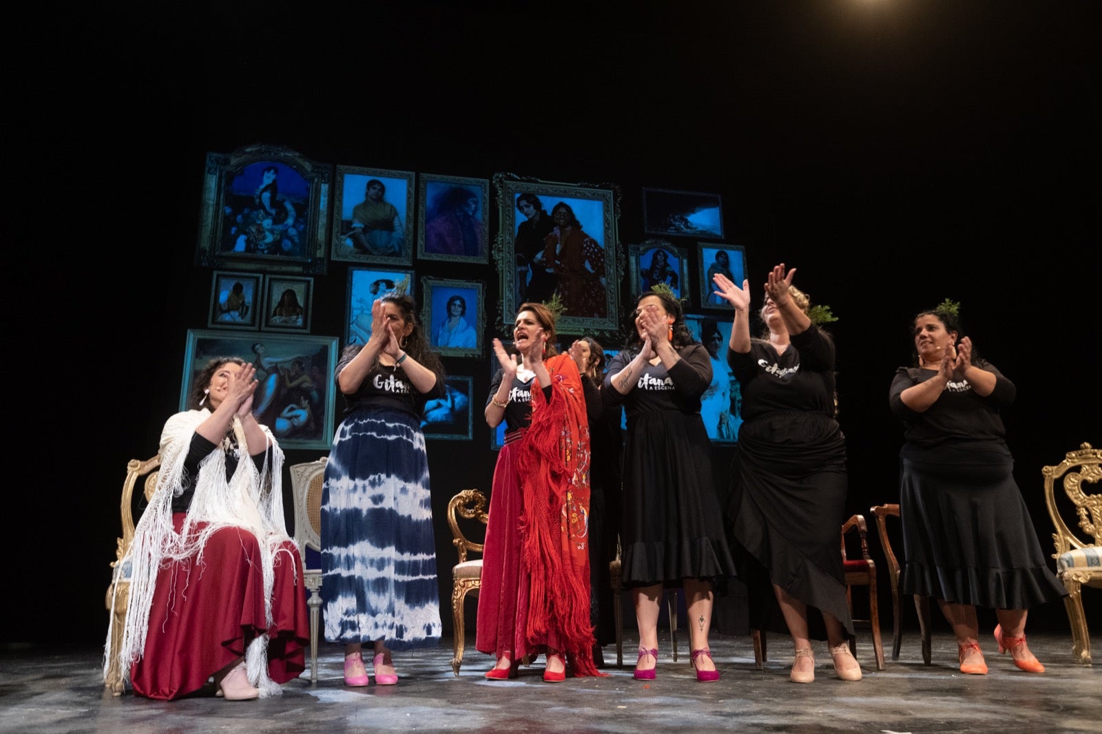La compañía Gitanas a escena, en imágenes