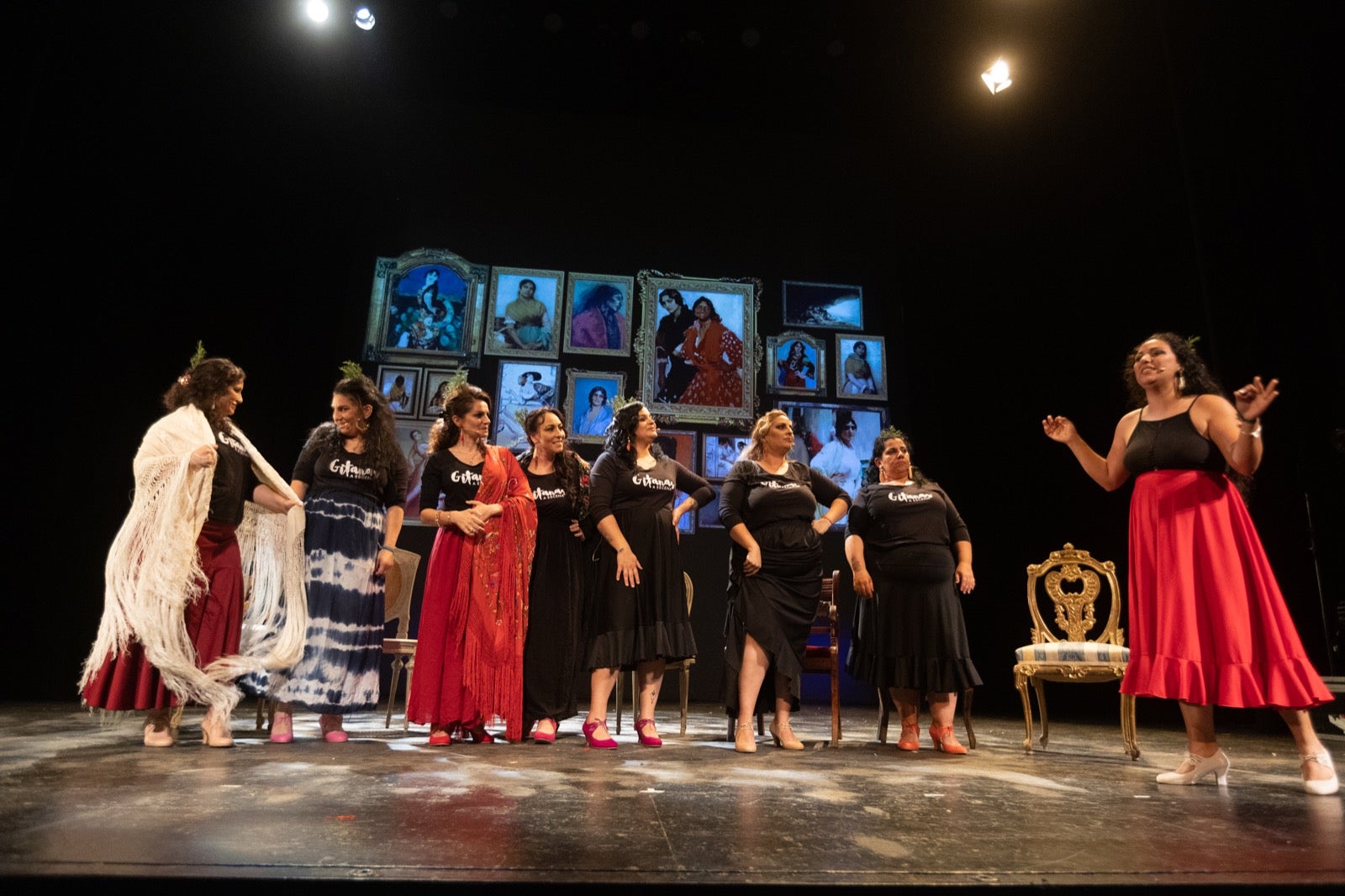 La compañía Gitanas a escena, en imágenes