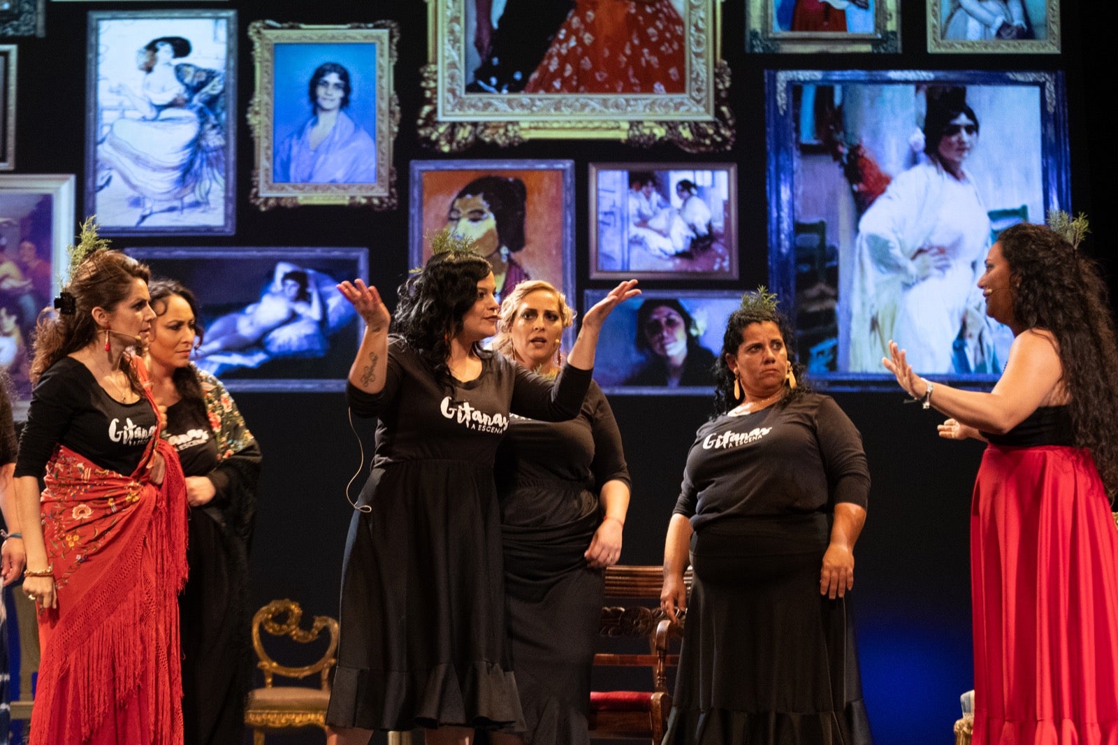 La compañía Gitanas a escena, en imágenes