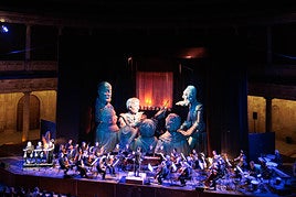 Momento del espectáculo que ha servido para inaugurar una nueva edición del Festival de Música y Danza de Granada