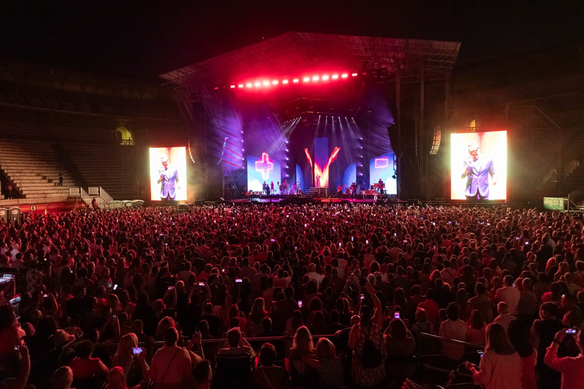 Las mejores imágenes del concierto de Alejandro Sanz