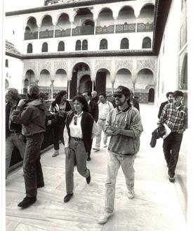 Imagen secundaria 2 - Visita de Spielberg a la Alhambra, en 1988. 