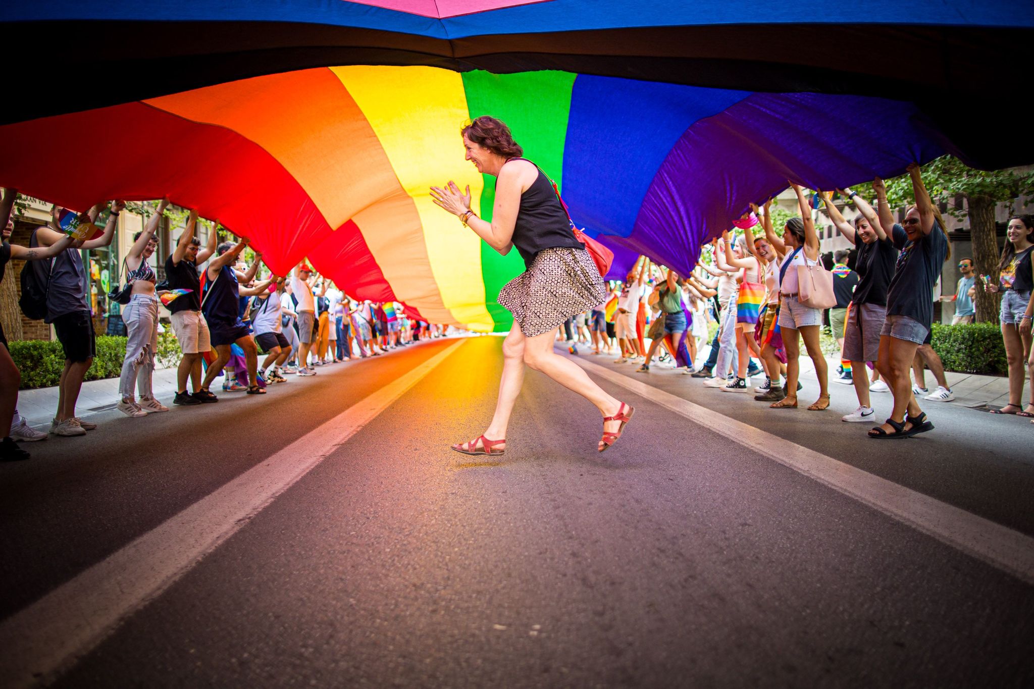 La manifestación del orgullo LGTBI de Granada, en imágenes