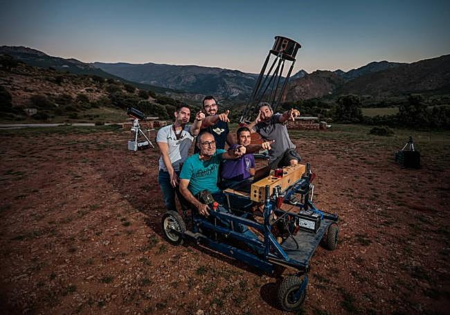 El equipo Polimele, en el Marte del Purche.
