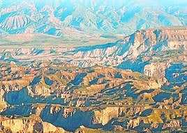 Vista del paisaje al norte de la provincia.