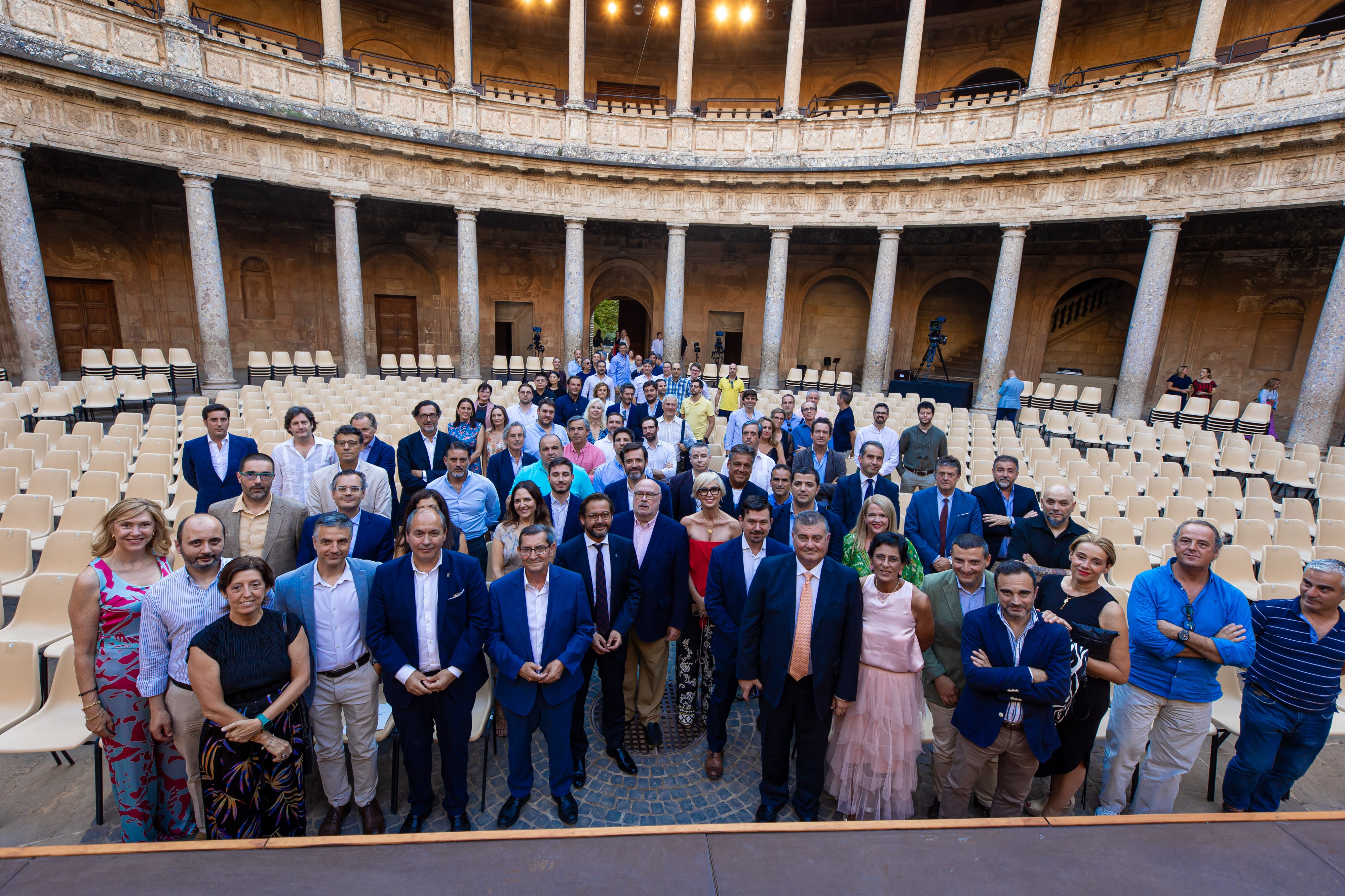 La inauguración de la décima edición de Alhambra Venture, en el Palacio de Carlos V.