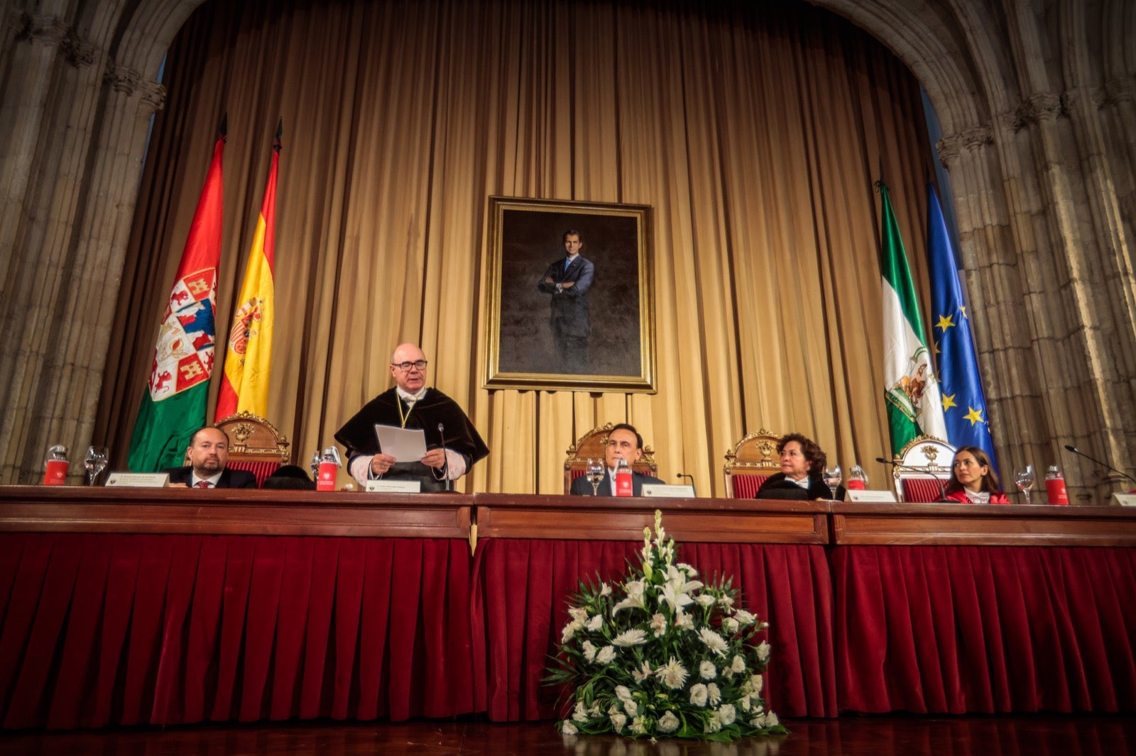 Las imágenes de la toma de posesión del rector de la UGR