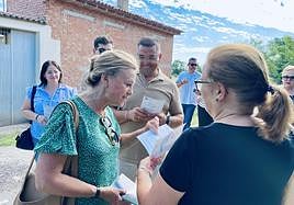 María Luisa del Moral en Mengíbar.