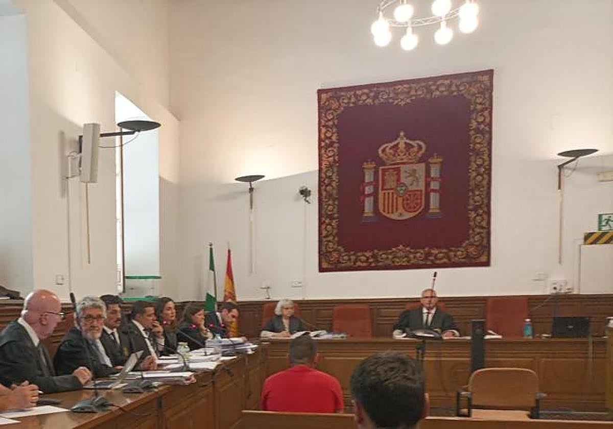 El acusado, en el juicio.