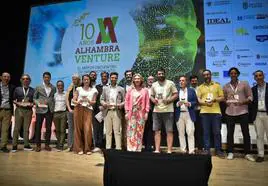 Los ganadores de la décima edición de Alhambra Venture.