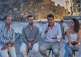 Rojas en un encuentro con jóvenes en Almuñécar