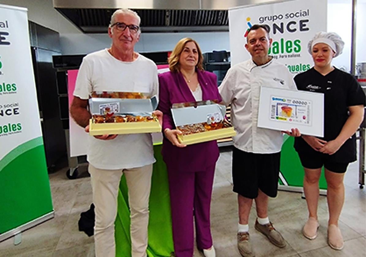 Presentación del cupón dedicado a los piononos en Alfacar