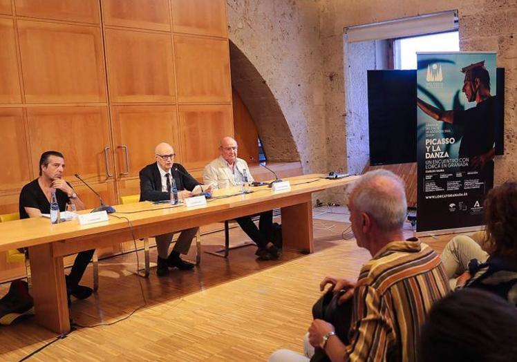 Los artífices del espectáculo, en el acto de presentación.