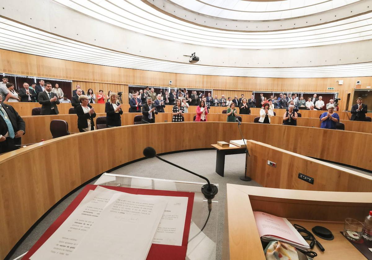 Pleno de Constitución de la Diputación de Granada, en una imagen de archivo.