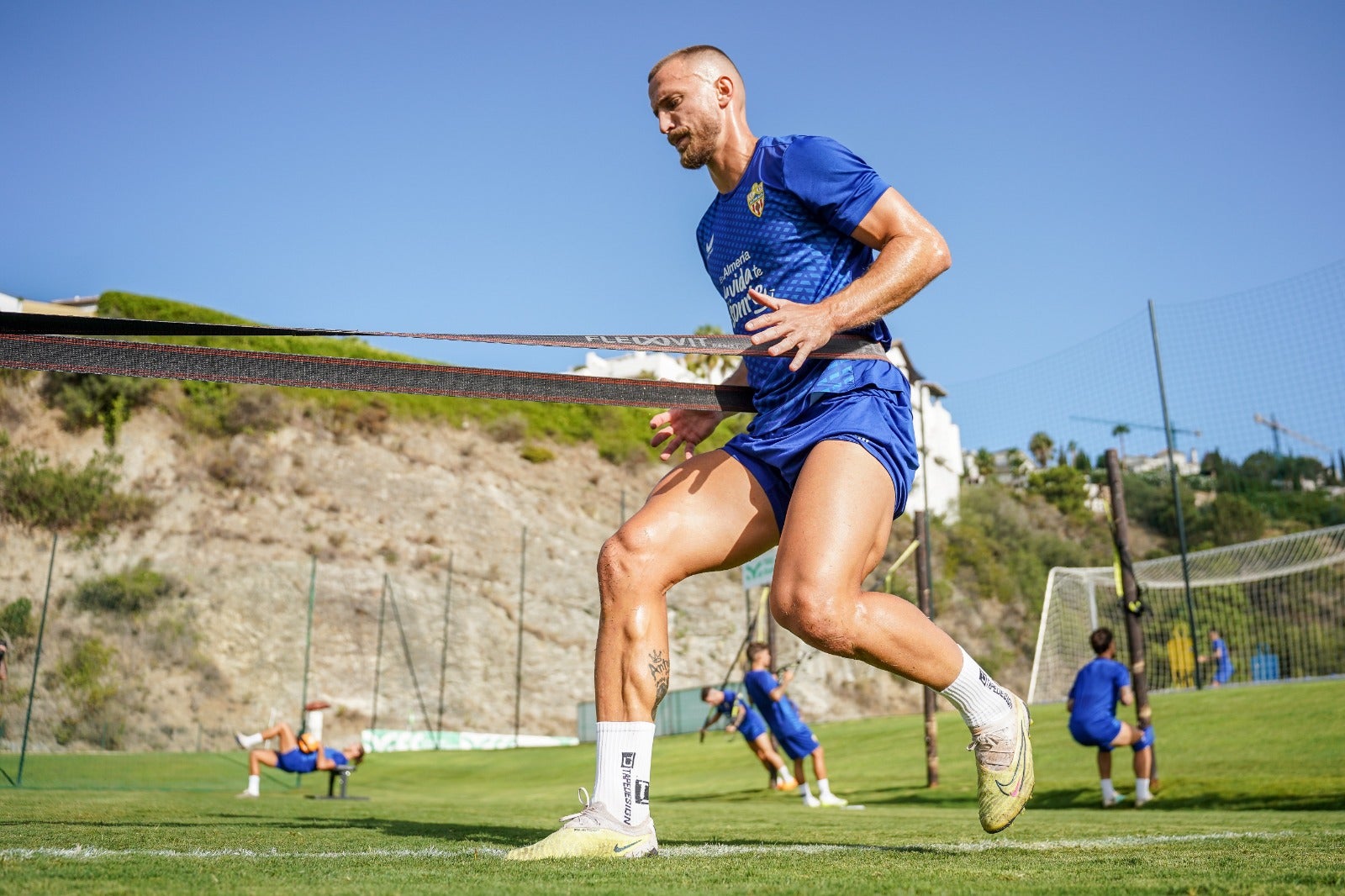 Ely durante uno de los entrenamientos celebrados en Marbella.