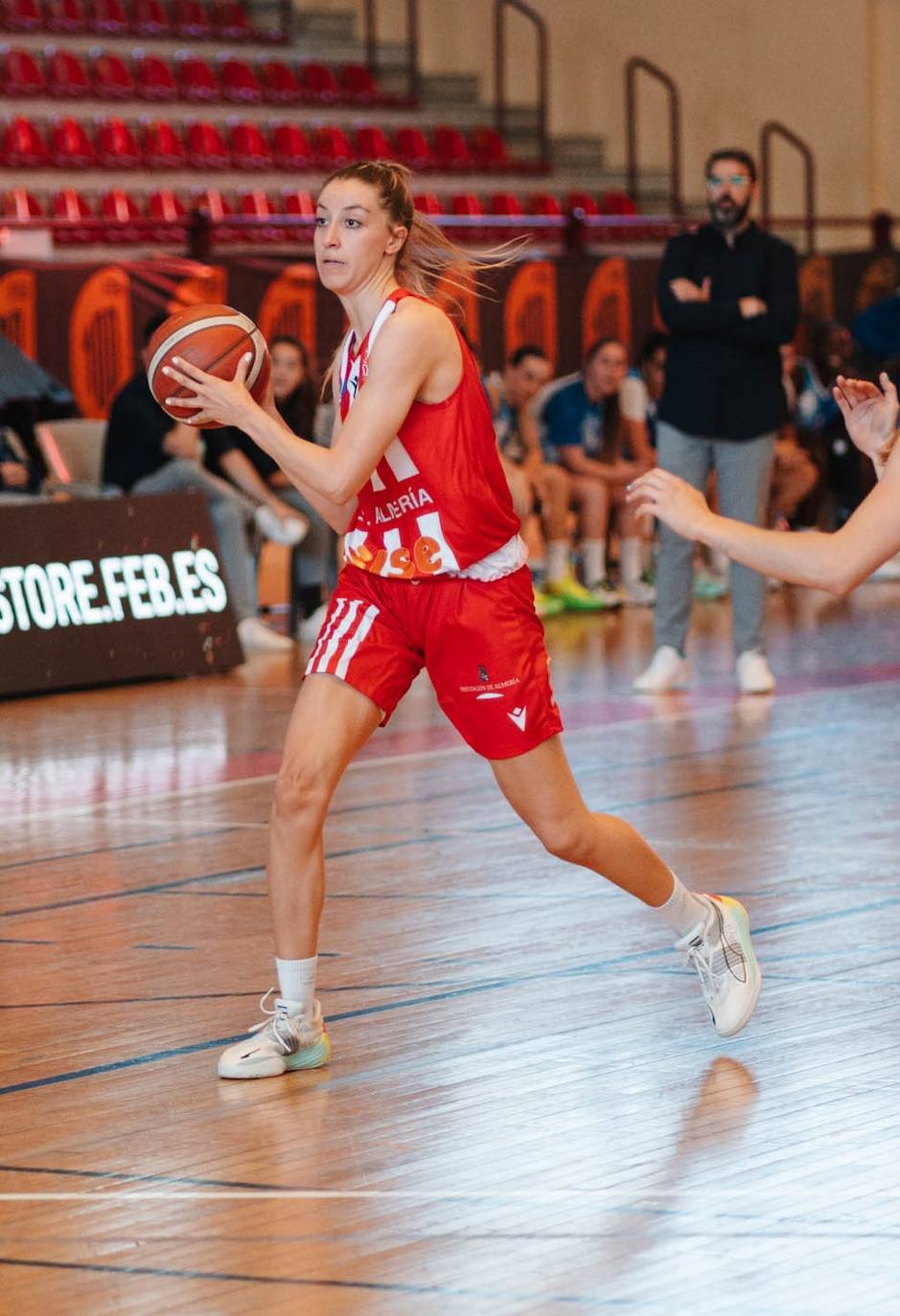 Irene Garrido, con el CB Almería