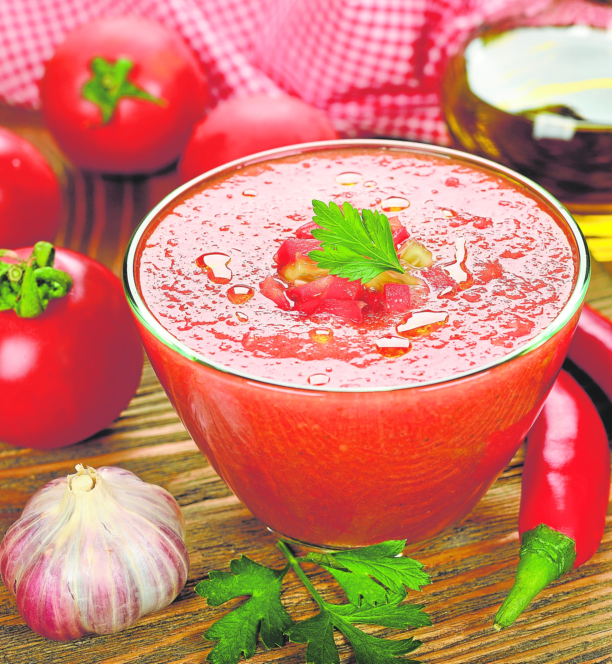 Un sano cóctel de verduras