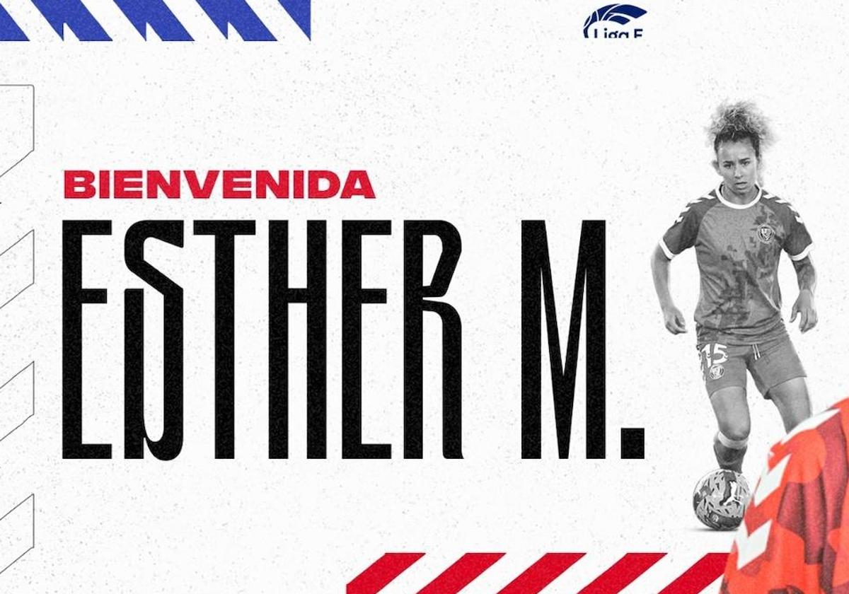 Esther llega al Femenino.