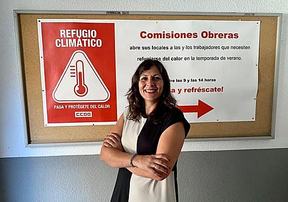 Silvia Cazalilla, secretaria de la Mujer de la Unión Provincial de CC OO.