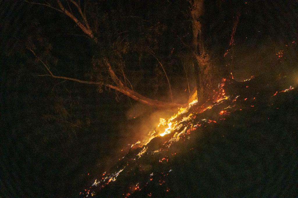 Las imágenes del incendio en el Sacromonte en Granada