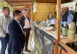 El presidente de la Diputación de Jaén, Francisco Reyes, en la Fiesta Anual del Primer Aceite de Jaén del 2022, en Alcalá de Henares.