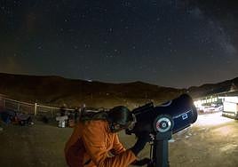 Noche de observación de las perseidas en Sierra Nevada.