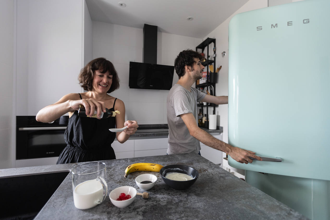 Preparativos antes de cocinar.