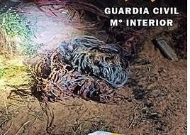 Cazados en Santisteban del Puerto quemando más de 140 kilos de cobre robado