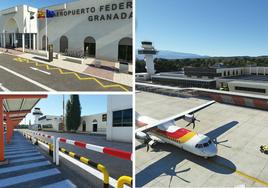 Simulación, aún sin finalizar, del aeropuerto de Granada.