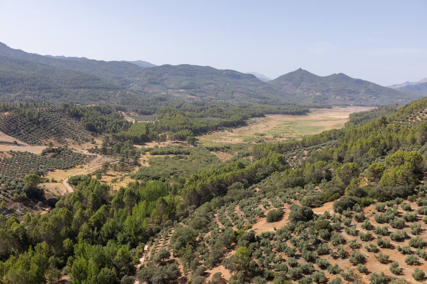 Granada, vista desde el helicóptero de la Guardia Civil