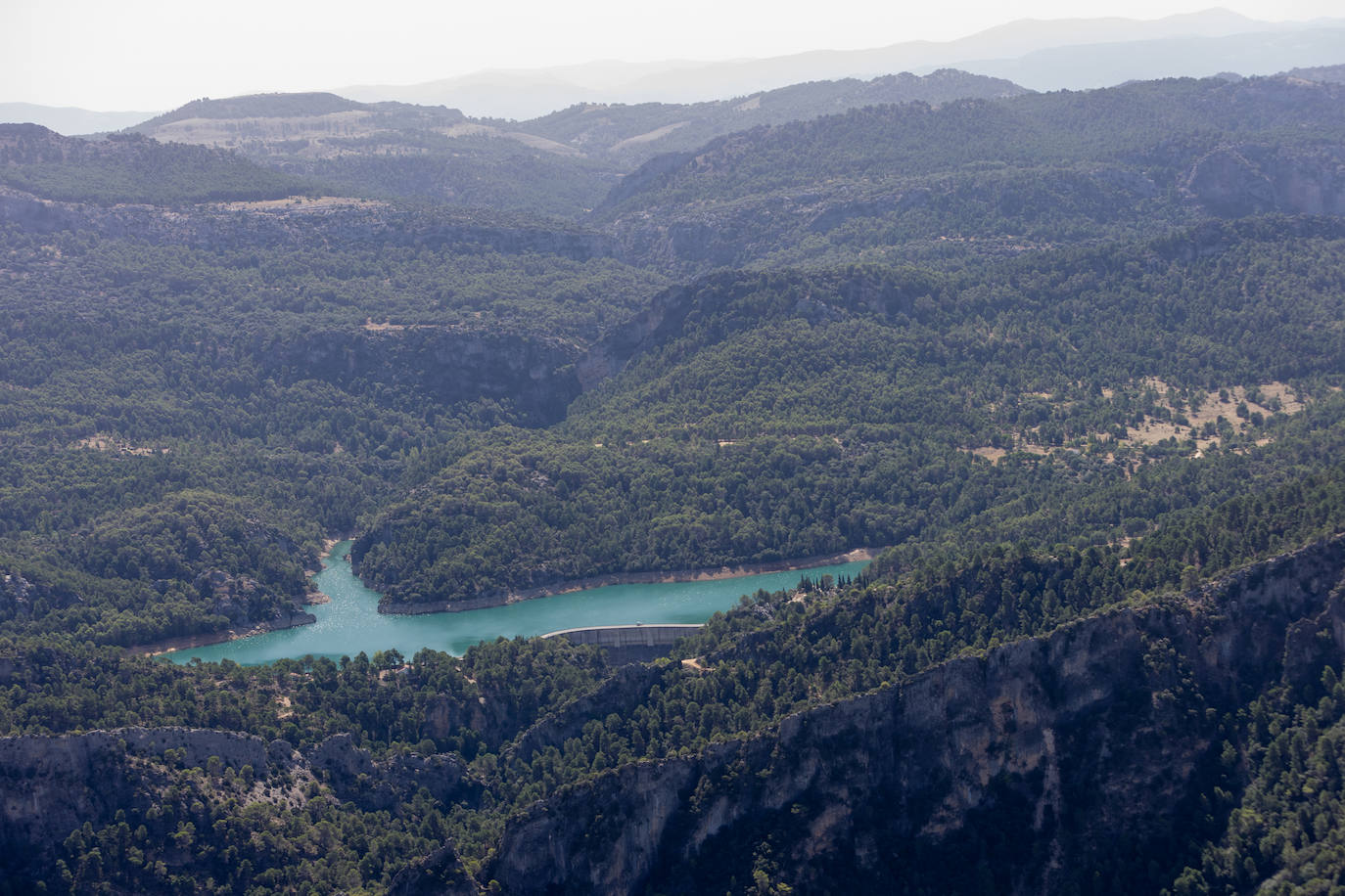 Granada, vista desde el helicóptero de la Guardia Civil