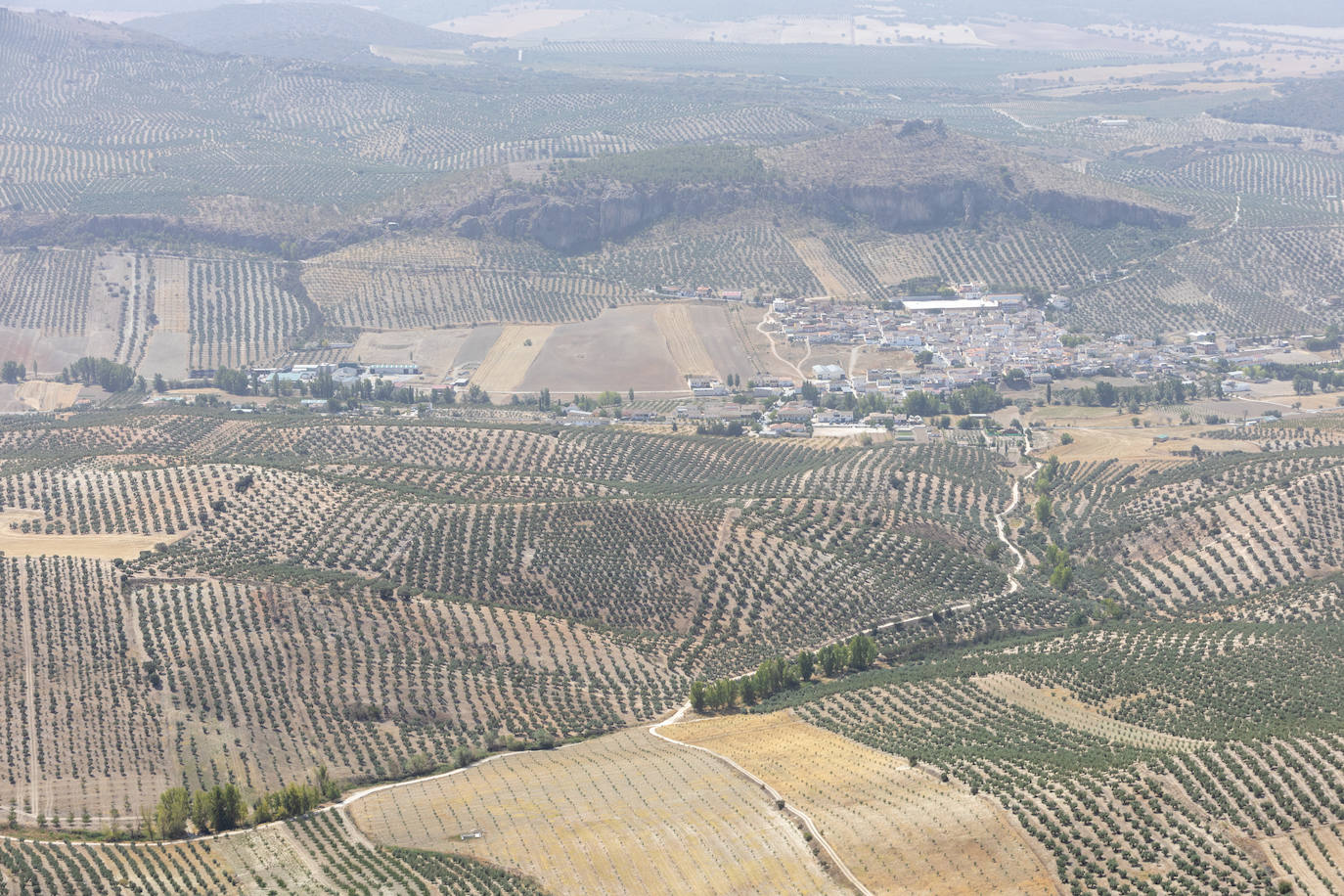 Granada, vista desde el helicóptero de la Guardia Civil