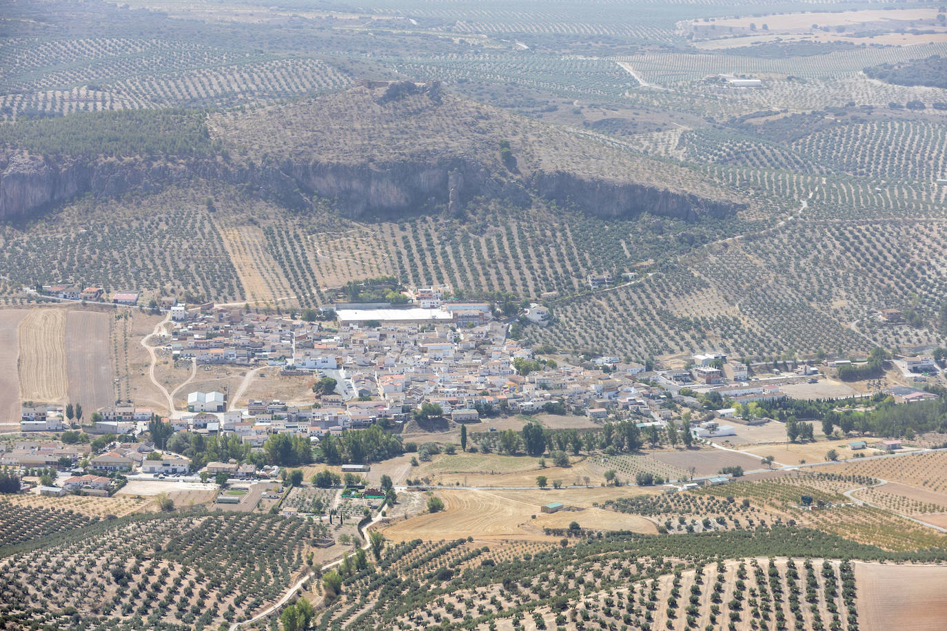 Granada, vista desde el helicóptero de la Guardia Civil