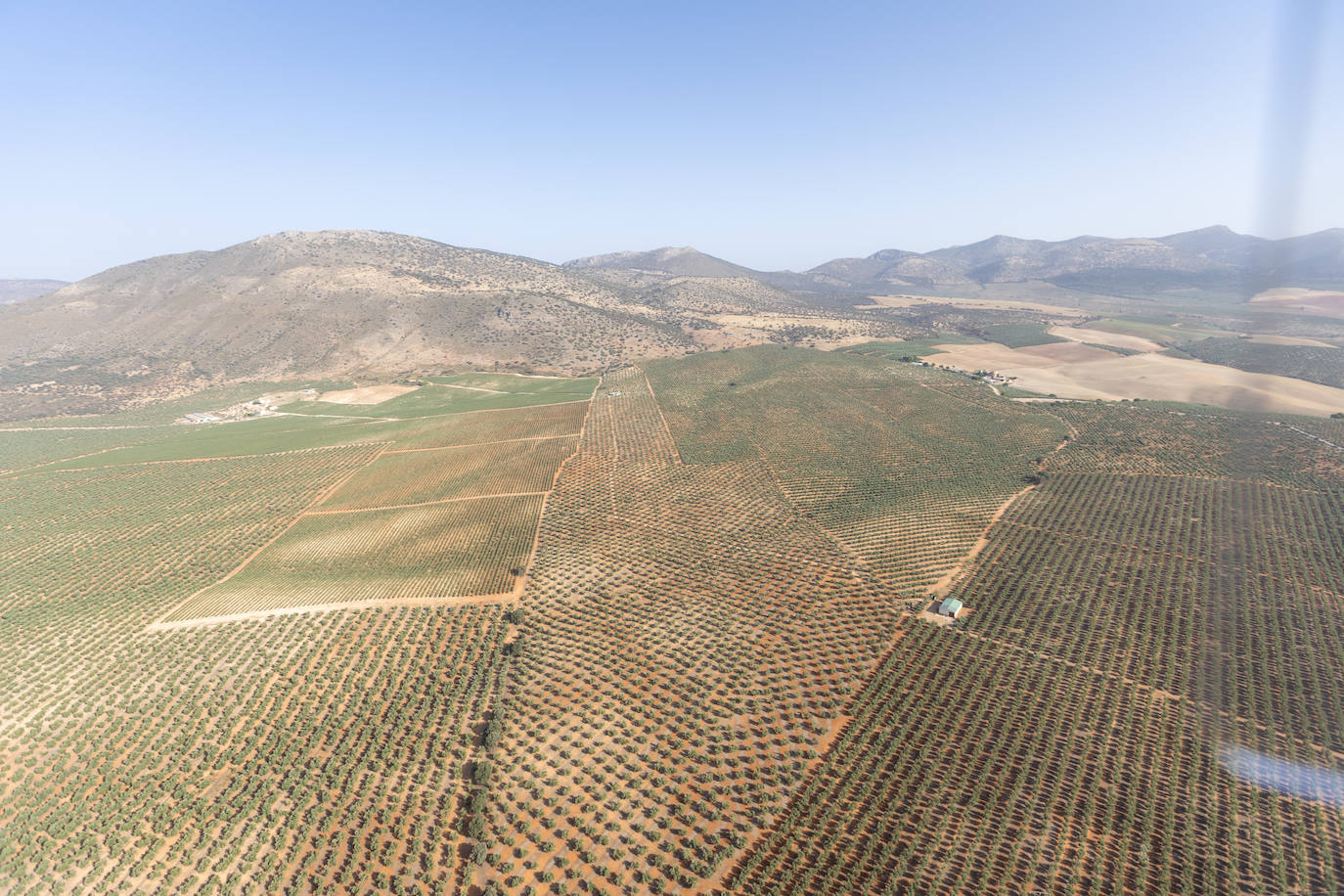 Granada, vista desde el helicóptero de la Guardia Civil