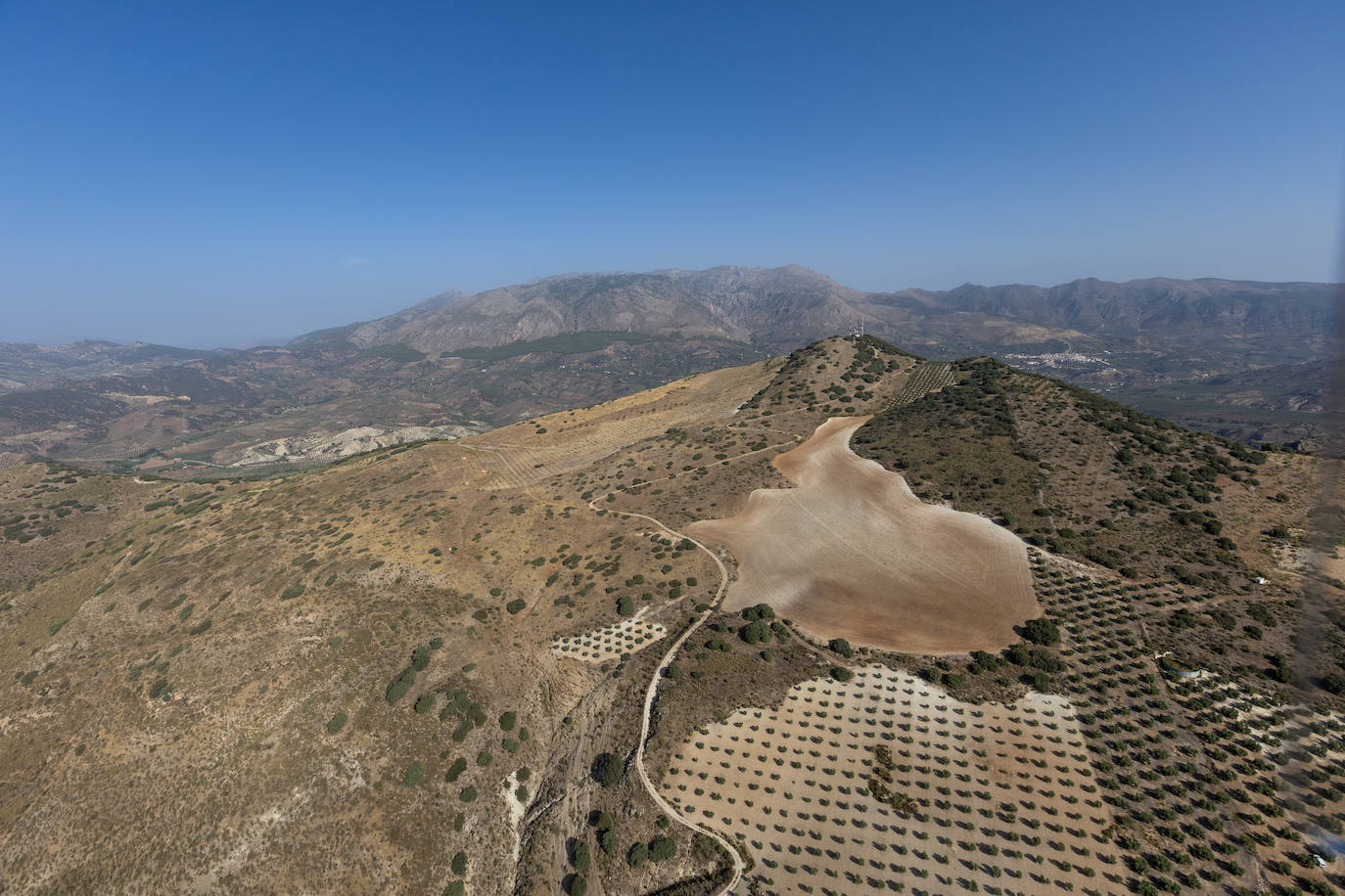 Granada, vista desde el helicóptero de la Guardia Civil