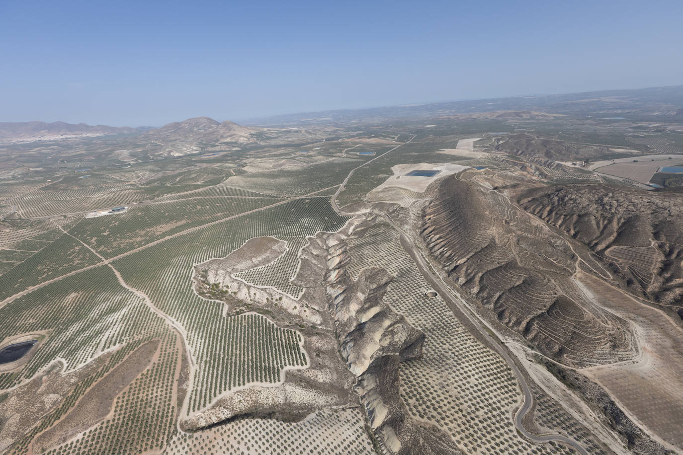 Granada, vista desde el helicóptero de la Guardia Civil