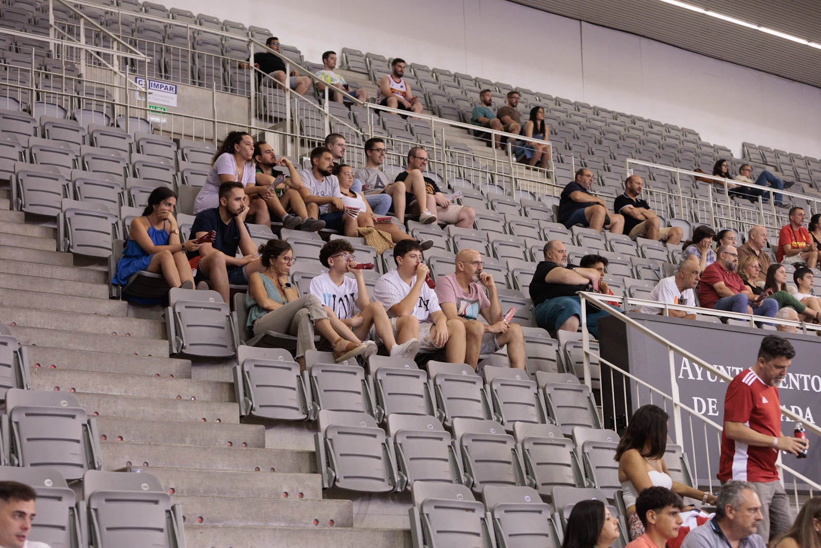 Encuéntrate en la grada del Palacio durante el España-República Dominicana