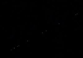 Detectados los satélites de Elon Musk desde Andalucía.