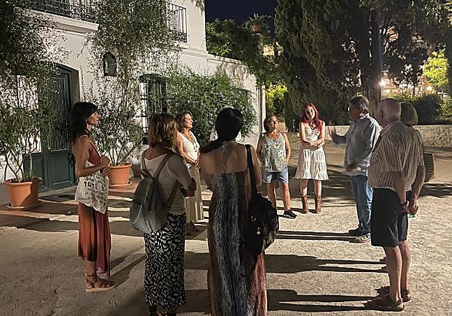 Juan José García habla sobre la vida nocturna en la Huerta a los participantes en la actividad celebrada el pasado jueves