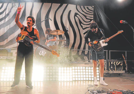 Sexy Zebras, en el escenario de Pradollano.
