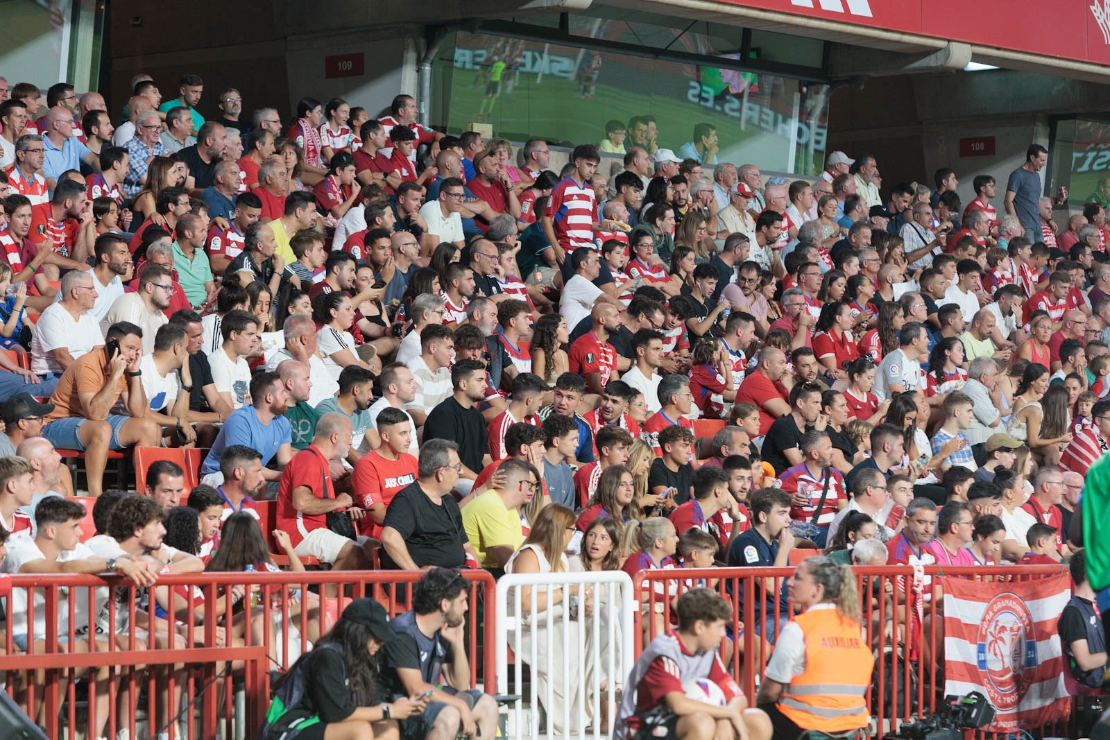 Encuéntrate en la grada durante el Granada-Rayo