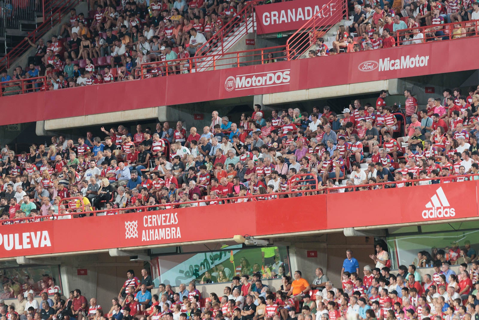 Encuéntrate en la grada durante el Granada-Rayo